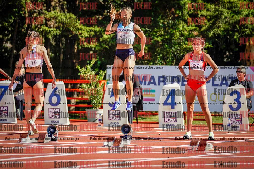 Fotos de los 100 m de mujeres