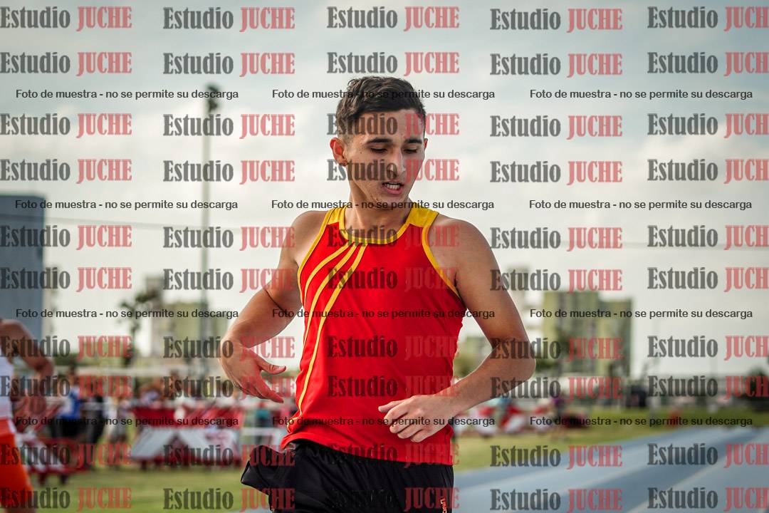 Fotos de los 100 m llanos de varones