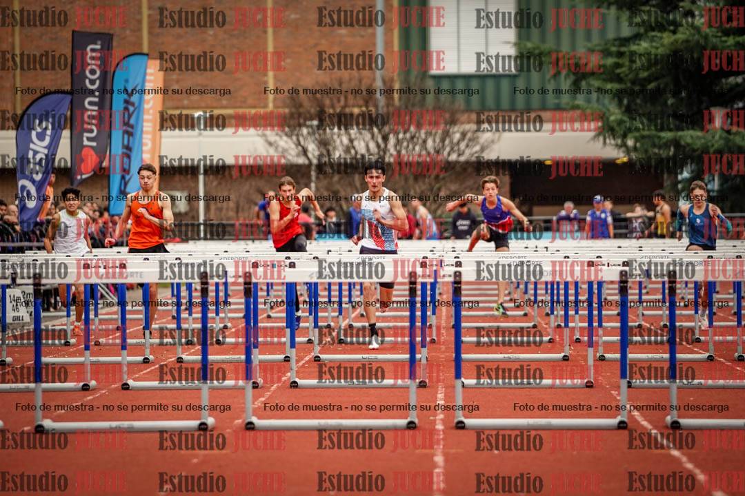 Fotos de los 110 m con vallas de varones