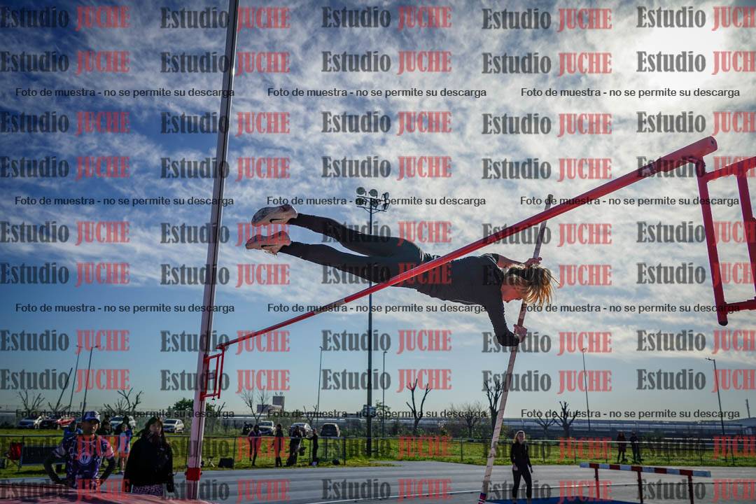 Fotos del salto con garrocha de mujeres y varones