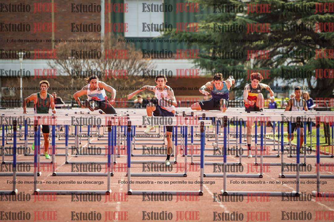 Fotos de los 110 m con vallas de varones