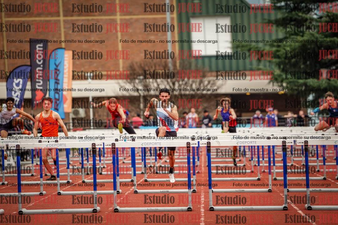 Fotos de los 110 m con vallas de varones