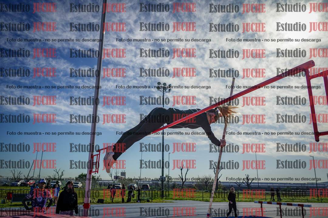 Fotos del salto con garrocha de mujeres y varones