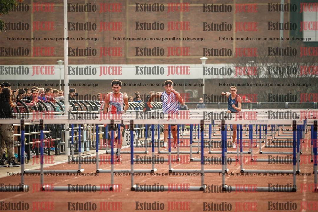 Fotos de los 110 m con vallas de varones