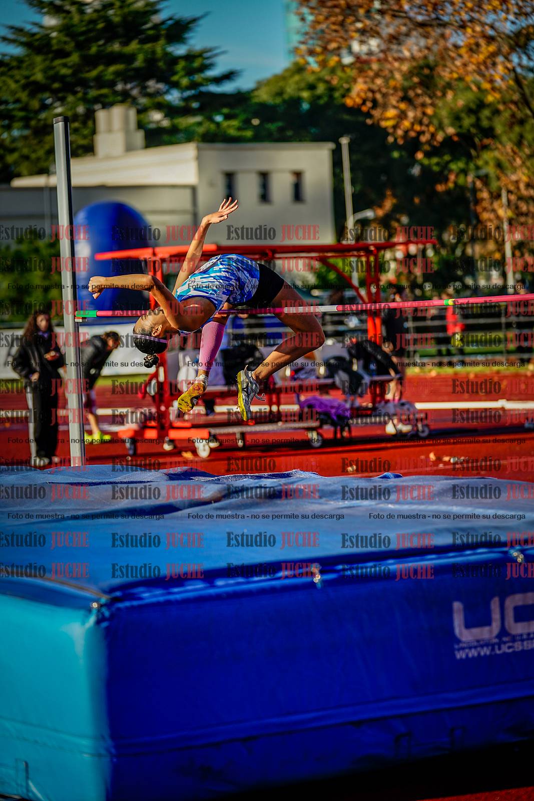 Fotos del salto en alto de mujeres