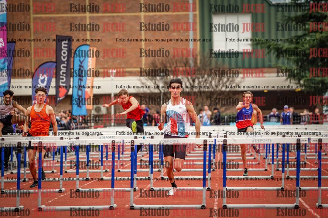 Fotos de los 110 m con vallas de varones
