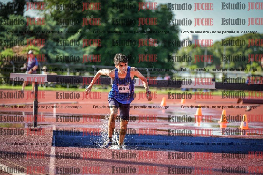 Fotos de los 3000 m con obstáculos de varones