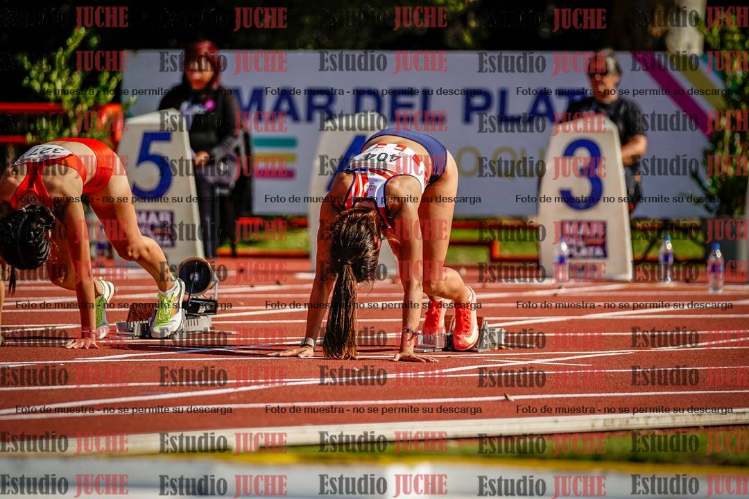 Fotos de los 100 m de mujeres