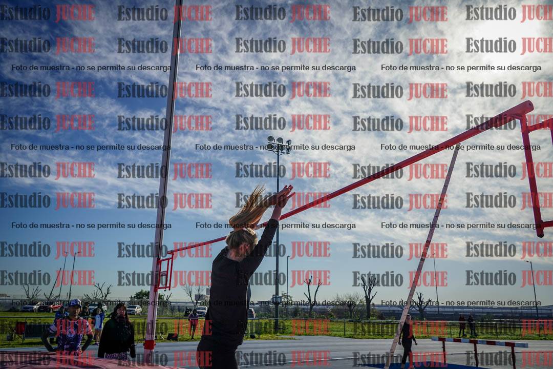 Fotos del salto con garrocha de mujeres y varones