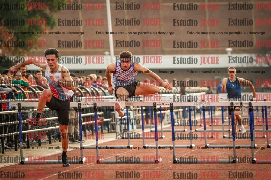 Fotos de los 110 m con vallas de varones