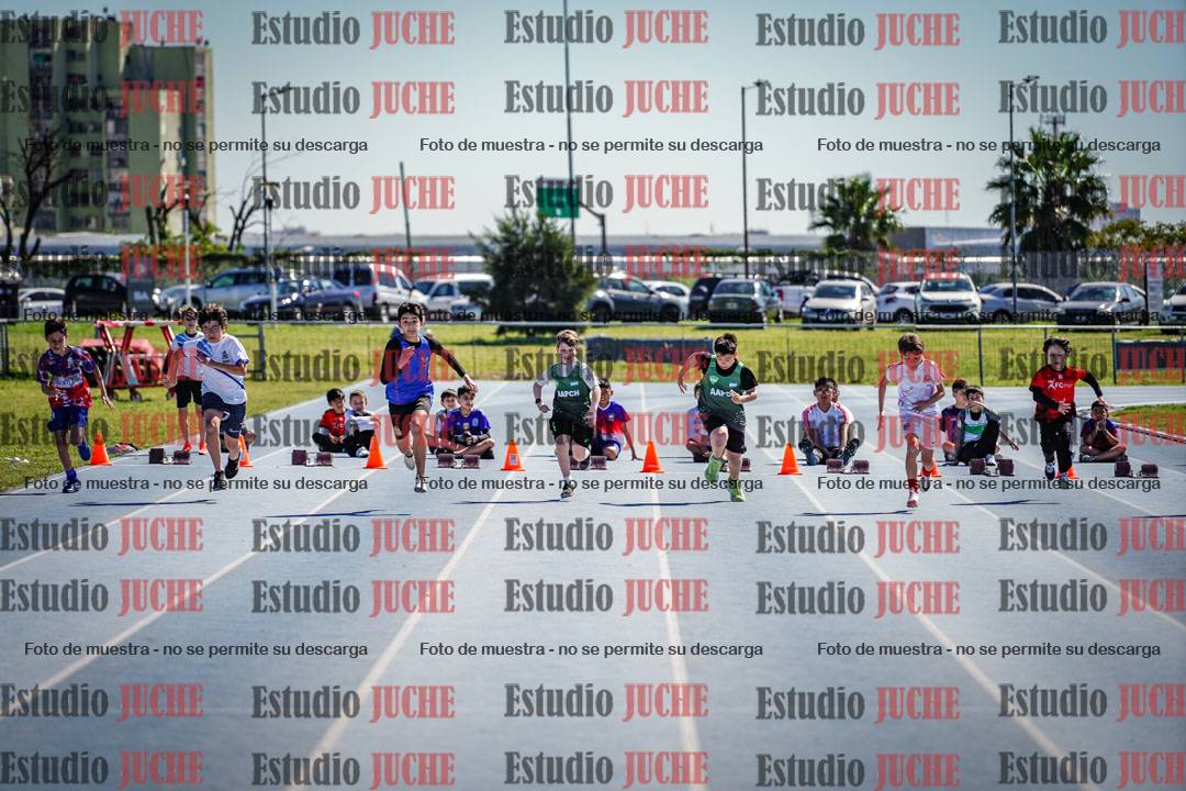 Fotos de los 50 m llanos de varones