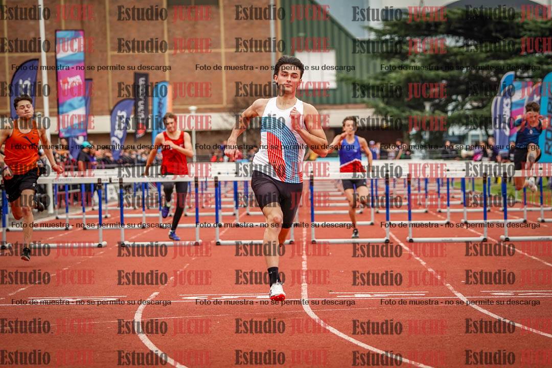 Fotos de los 110 m con vallas de varones