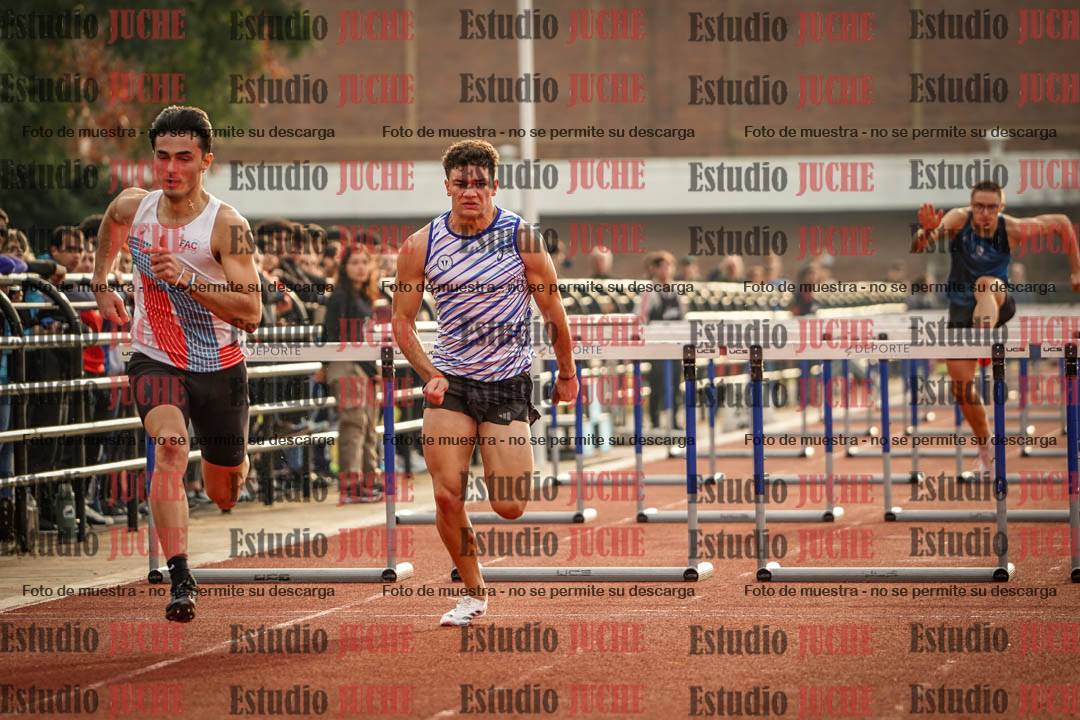 Fotos de los 110 m con vallas de varones