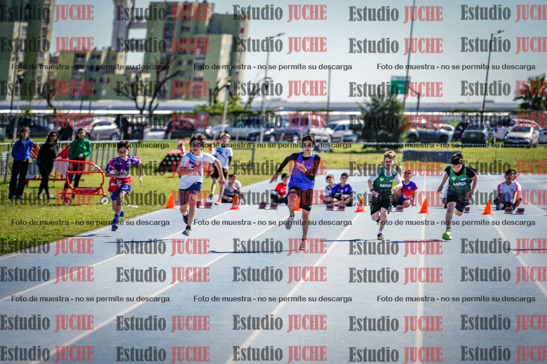 Fotos de los 50 m llanos de varones