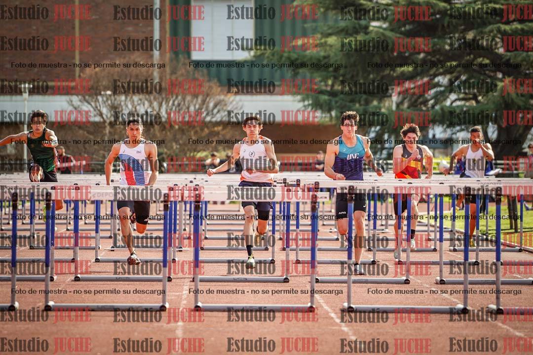 Fotos de los 110 m con vallas de varones