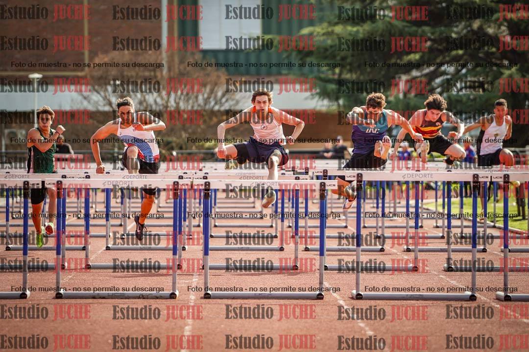 Fotos de los 110 m con vallas de varones