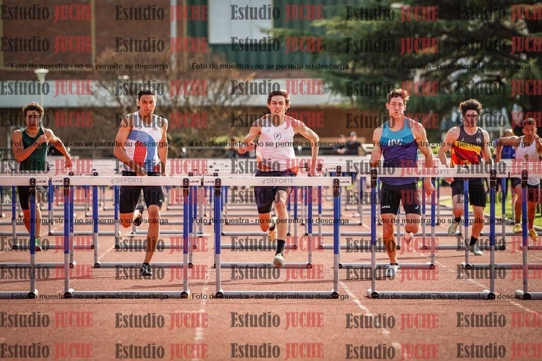 Fotos de los 110 m con vallas de varones