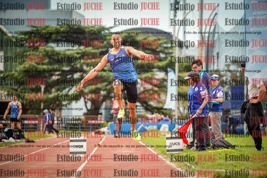 Fotos del salto triple de varones