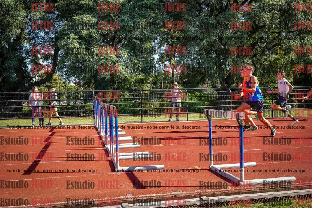 Fotos de los 110 m con vallas de varones