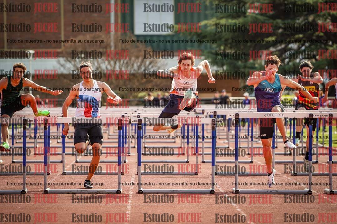 Fotos de los 110 m con vallas de varones
