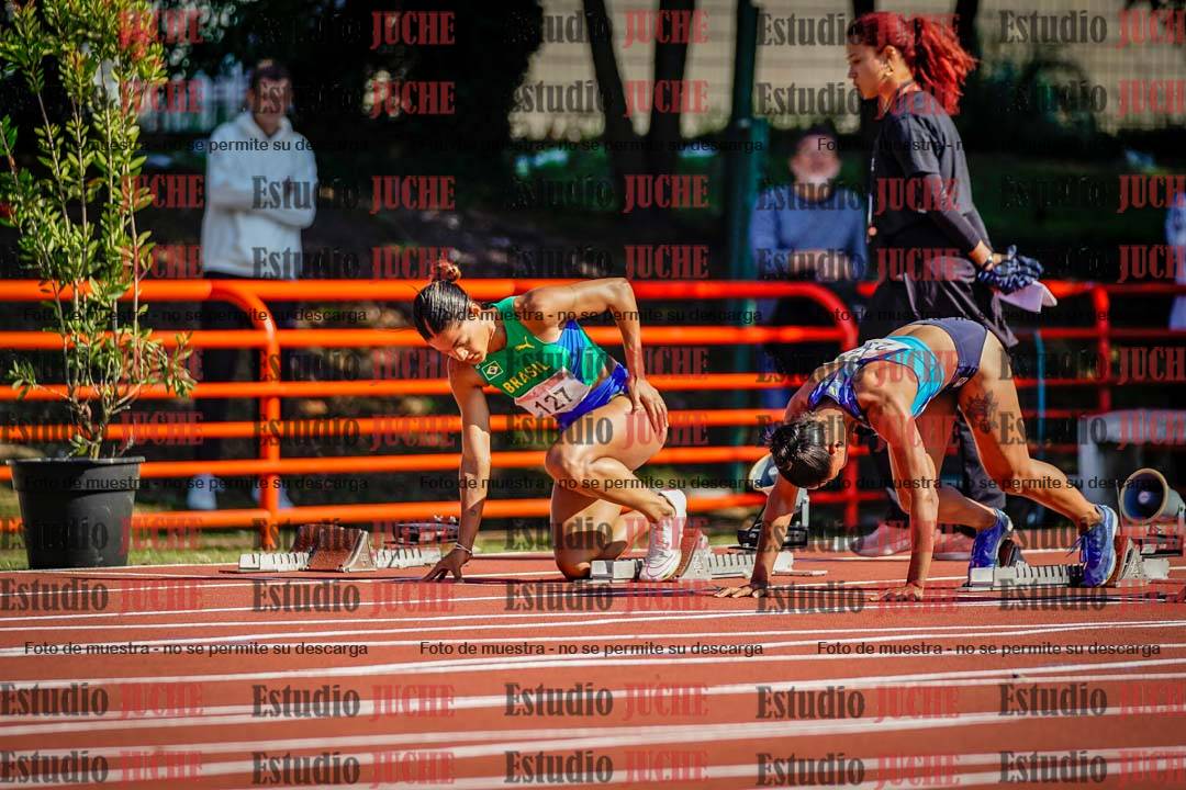 Fotos de los 100 m de mujeres