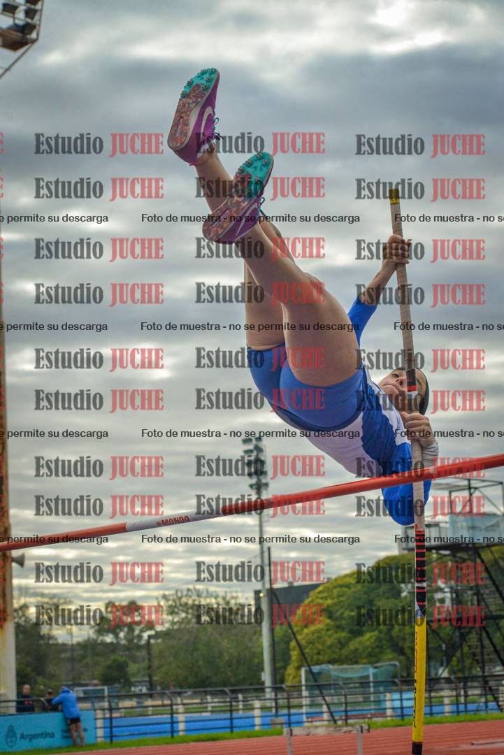 Fotos del salto con garrocha de mujeres y varones