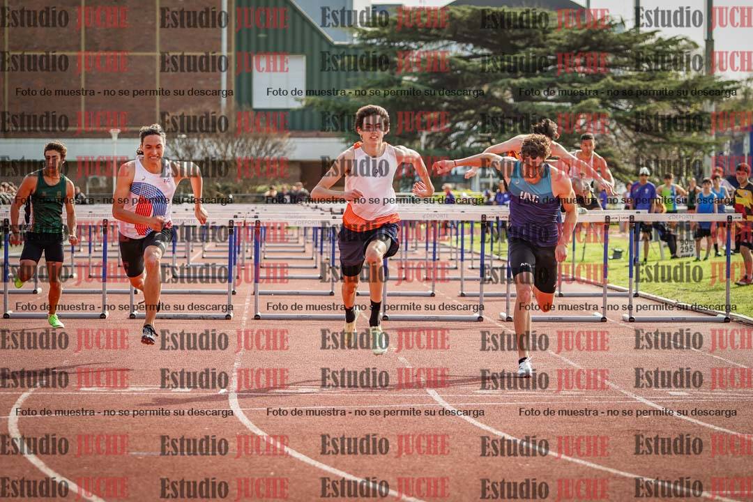 Fotos de los 110 m con vallas de varones