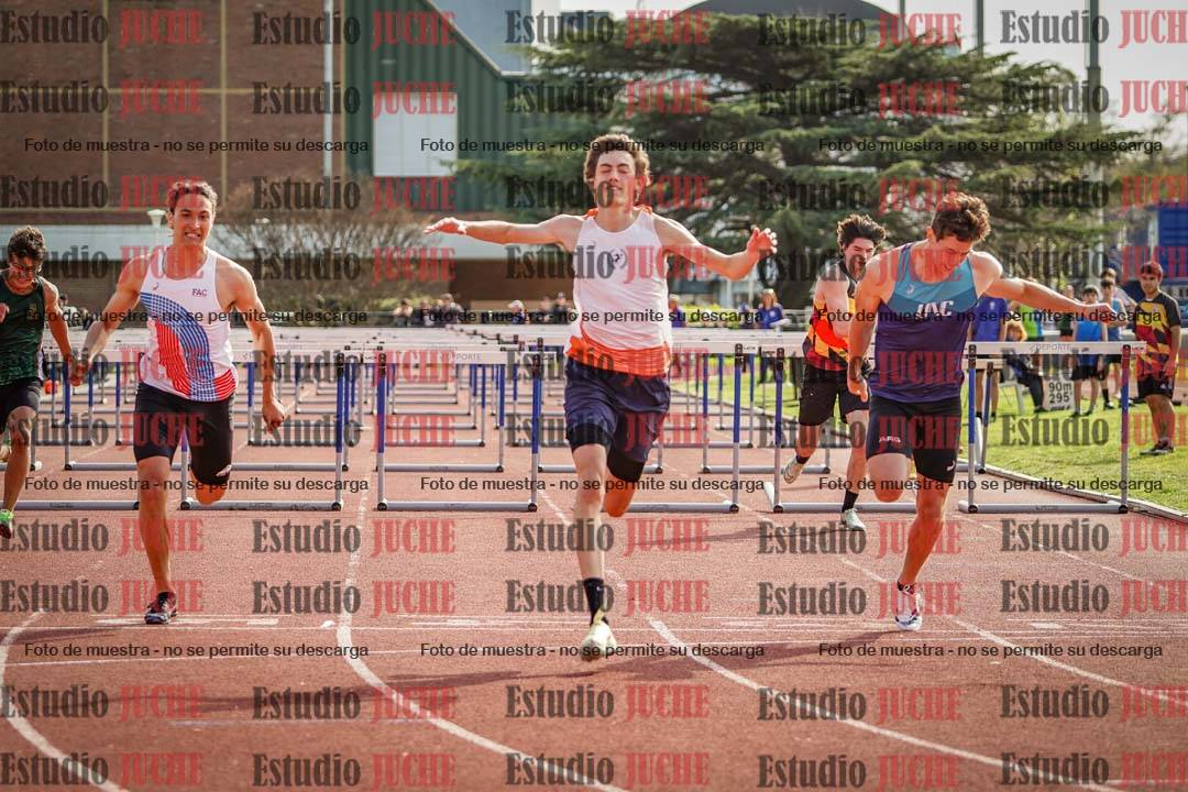 Fotos de los 110 m con vallas de varones