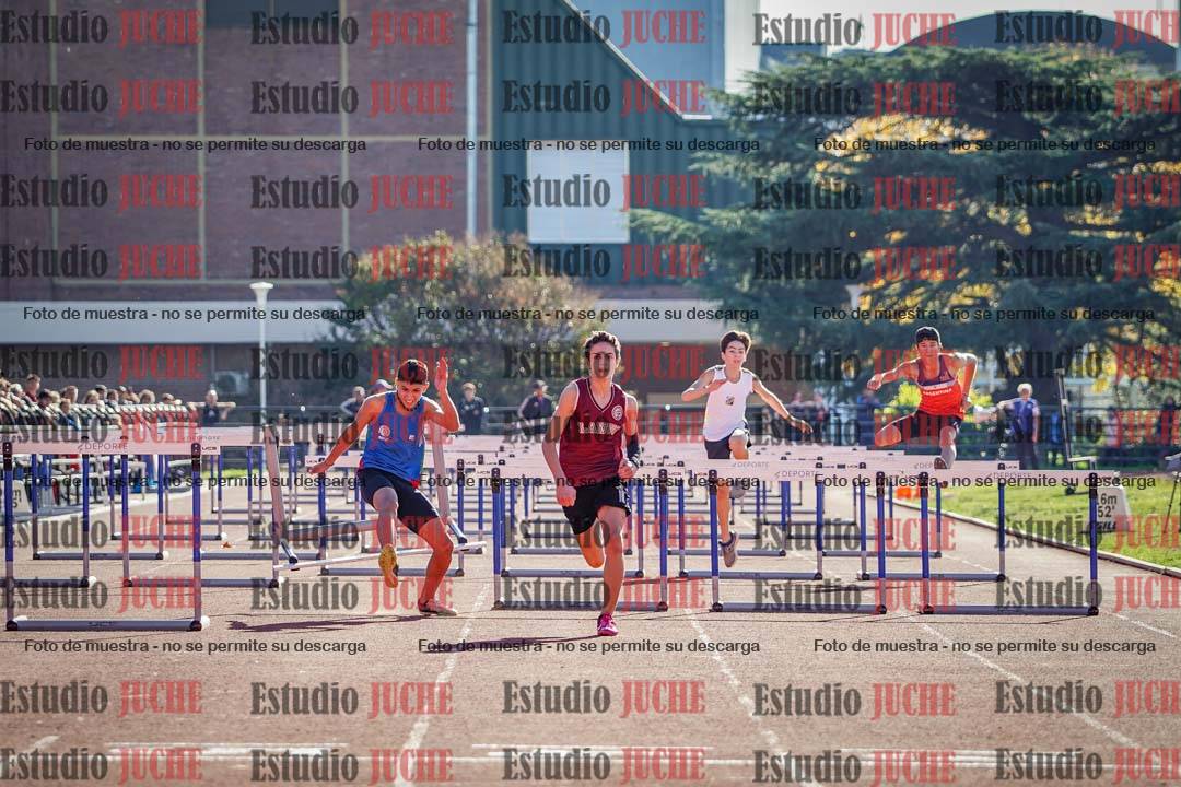 Fotos de los 110 m con vallas de varones