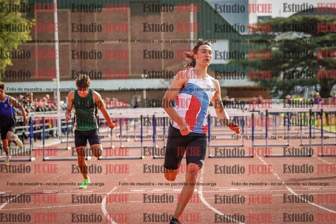 Fotos de los 110 m con vallas de varones