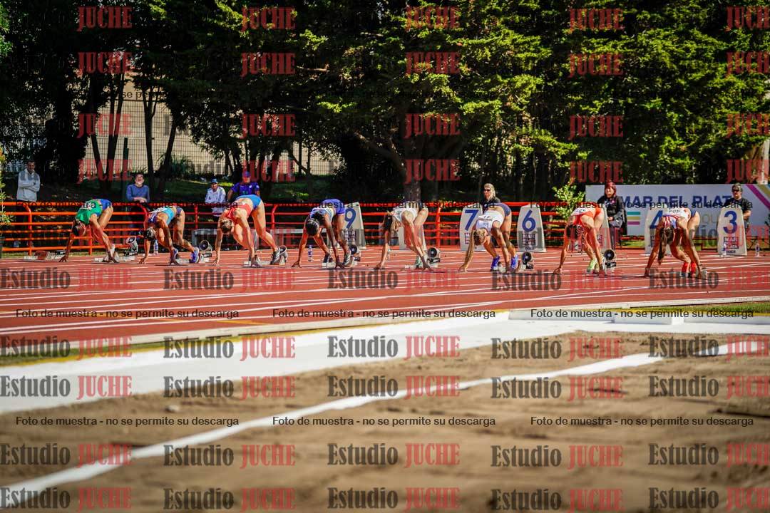 Fotos de los 100 m de mujeres