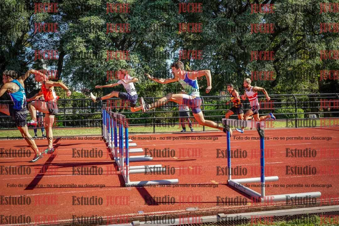 Fotos de los 110 m con vallas de varones