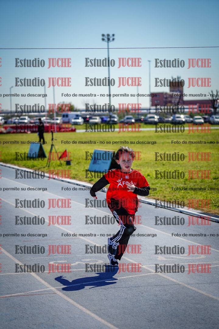 Fotos de los 50 m llanos de varones