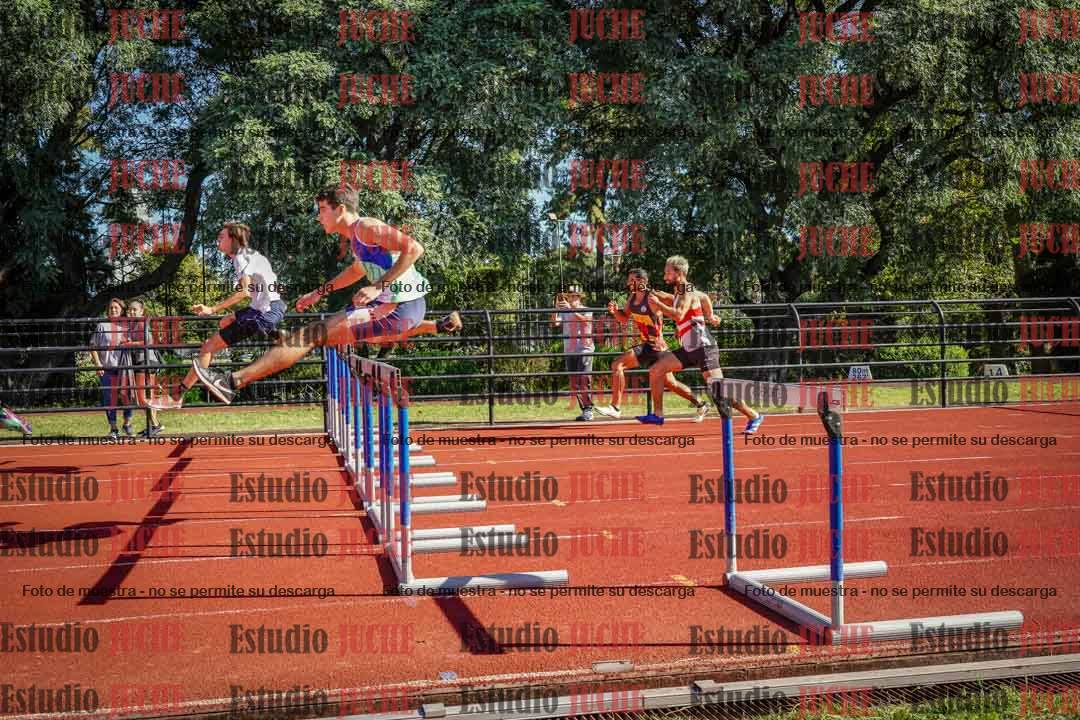 Fotos de los 110 m con vallas de varones