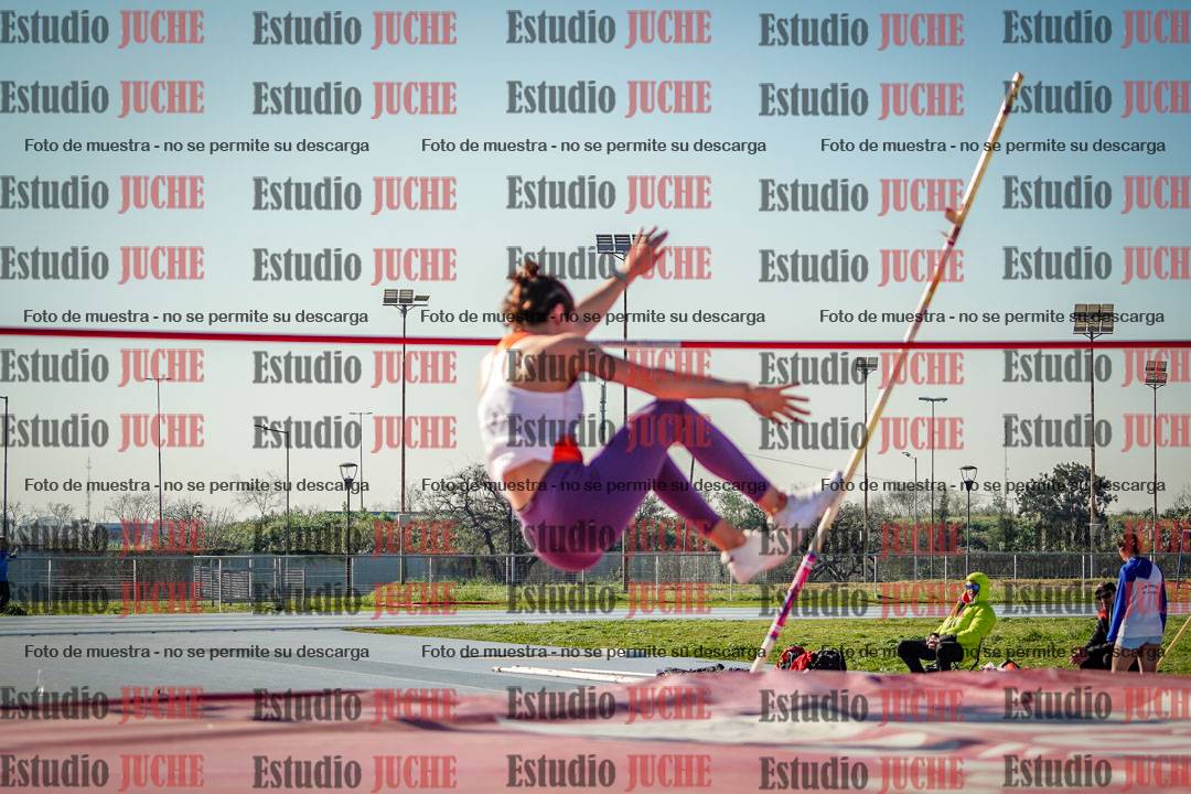 Fotos del salto con garrocha de mujeres y varones