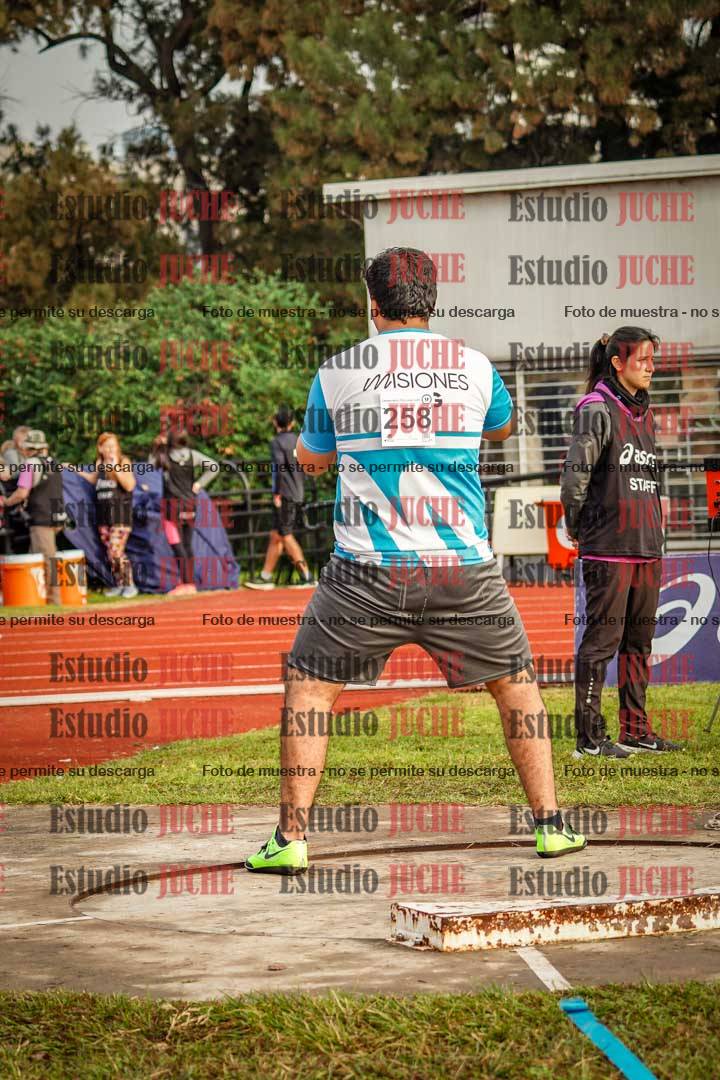 Fotos del lanzamiento de bala de varones