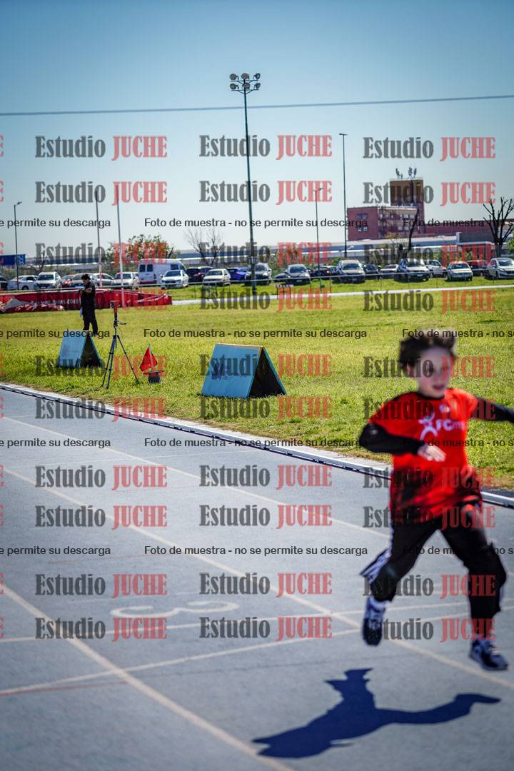 Fotos de los 50 m llanos de varones