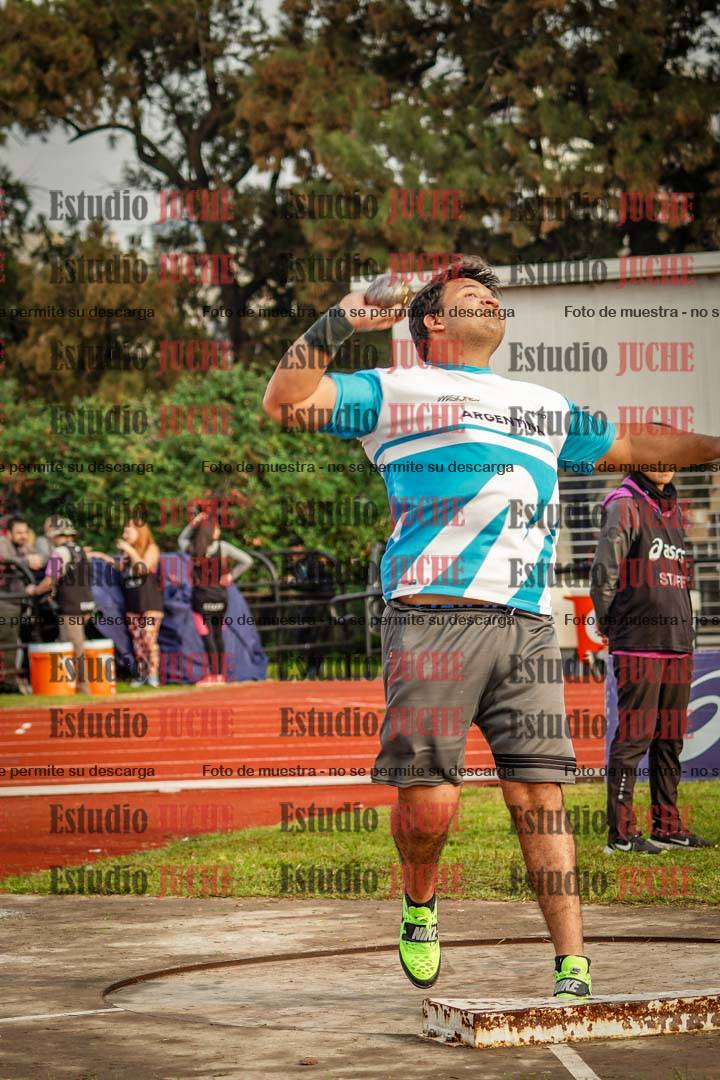 Fotos del lanzamiento de bala de varones
