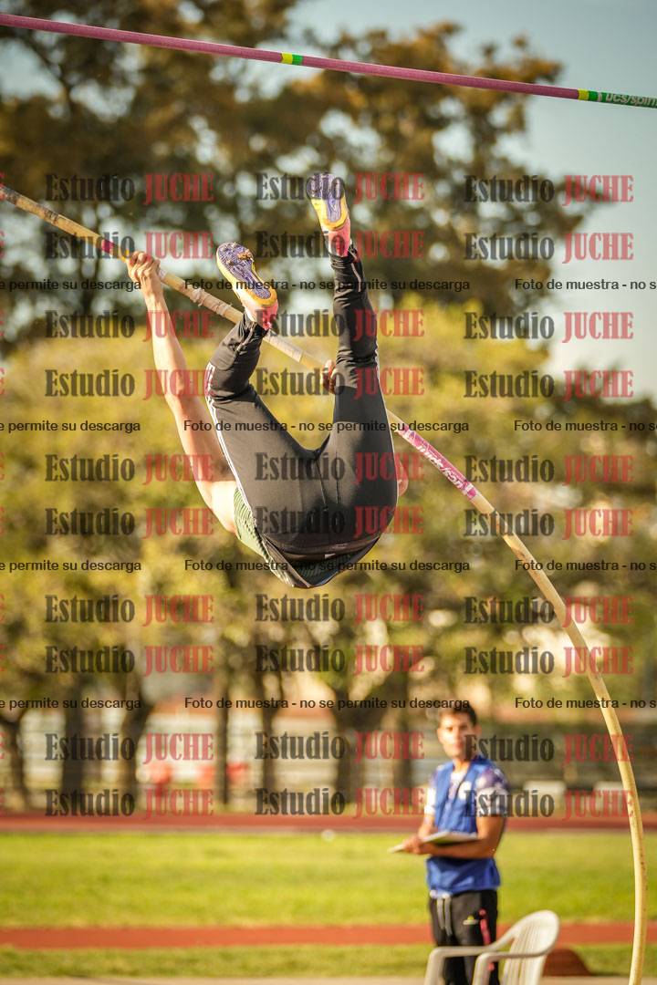 Fotos del salto con garrocha de mujeres y varones
