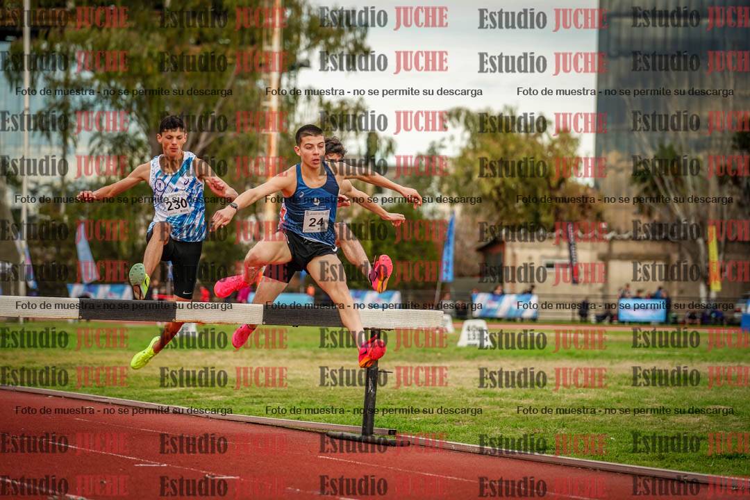 Fotos de los 2000 m con obstáculos de varones