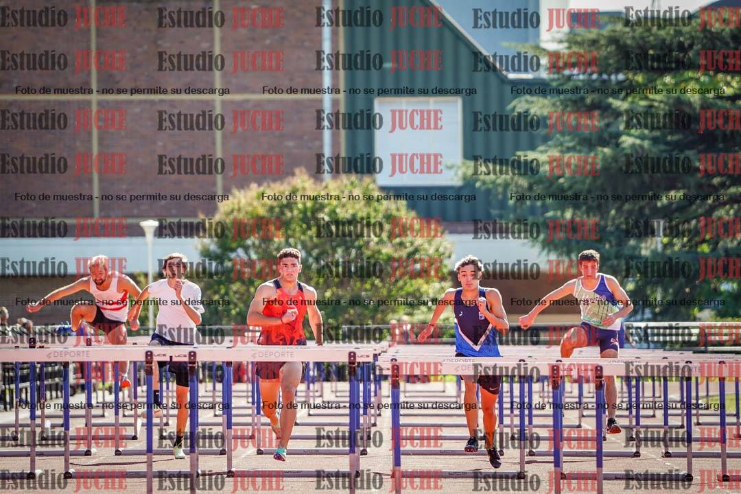 Fotos de los 110 m con vallas de varones