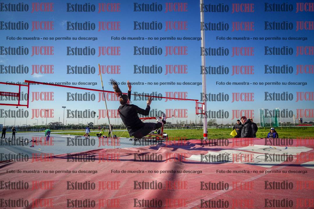 Fotos del salto con garrocha de mujeres y varones