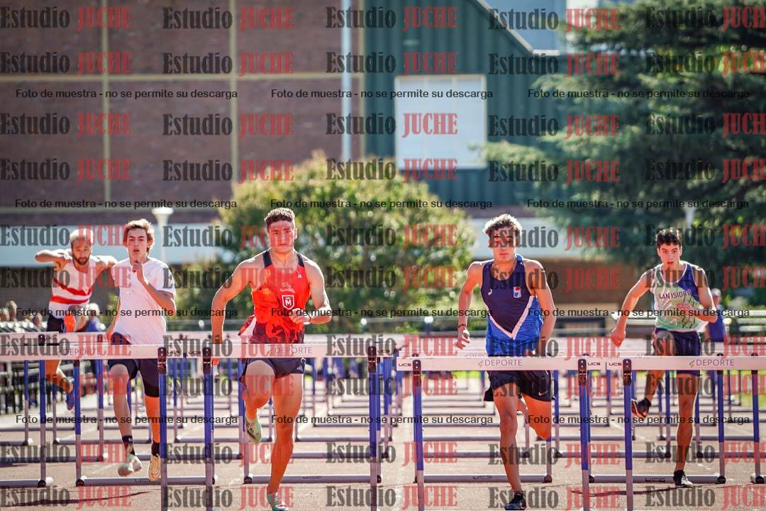 Fotos de los 110 m con vallas de varones