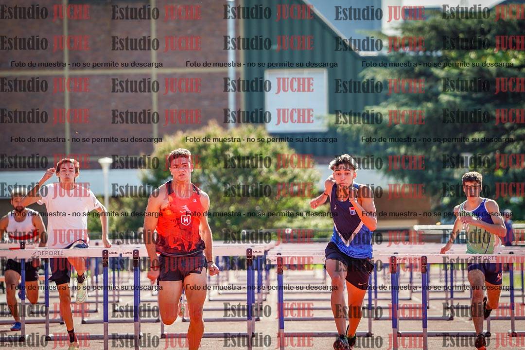 Fotos de los 110 m con vallas de varones