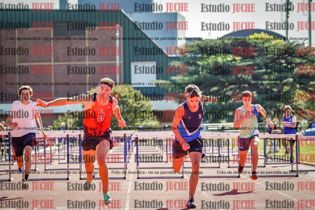 Fotos de los 110 m con vallas de varones