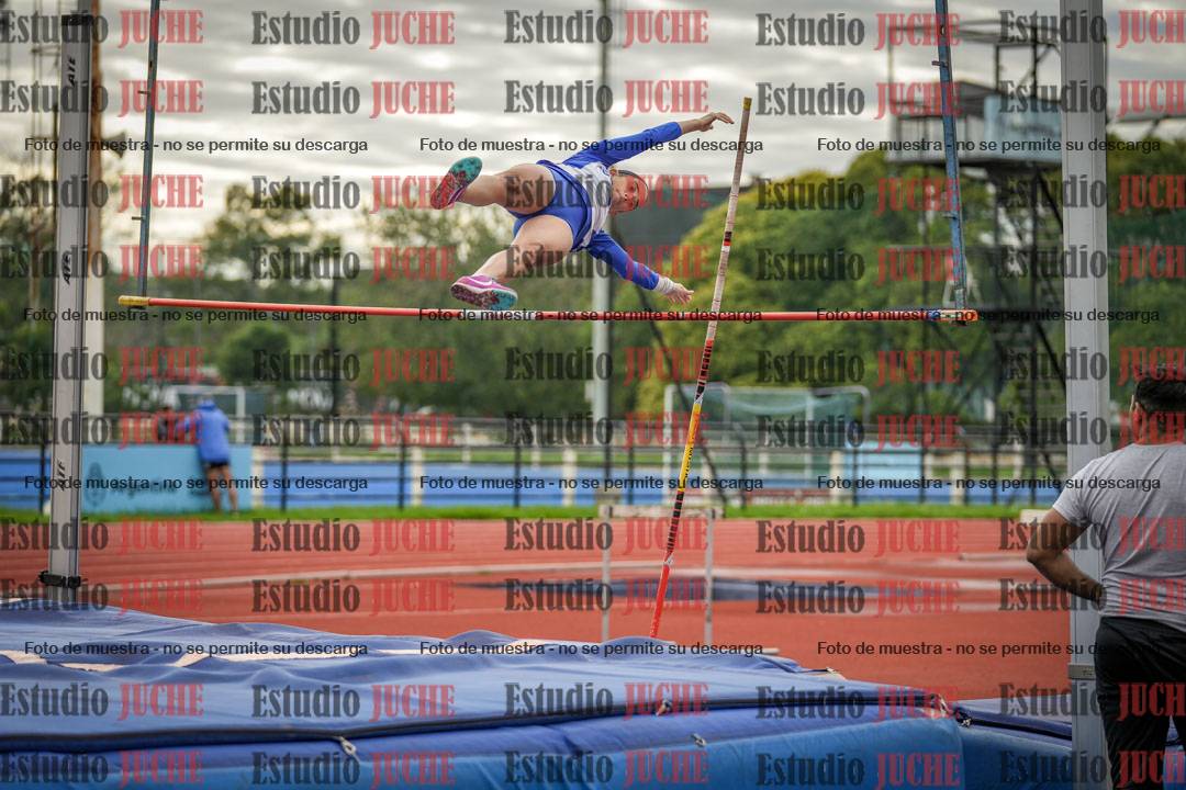 Fotos del salto con garrocha de mujeres y varones