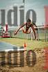Fotos del salto en largo de mujeres