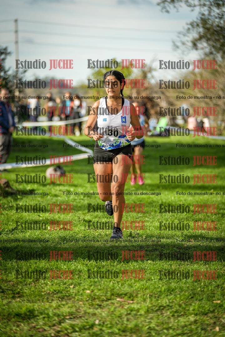 Fotos de la llegada del cross de 4000 m - mujeres