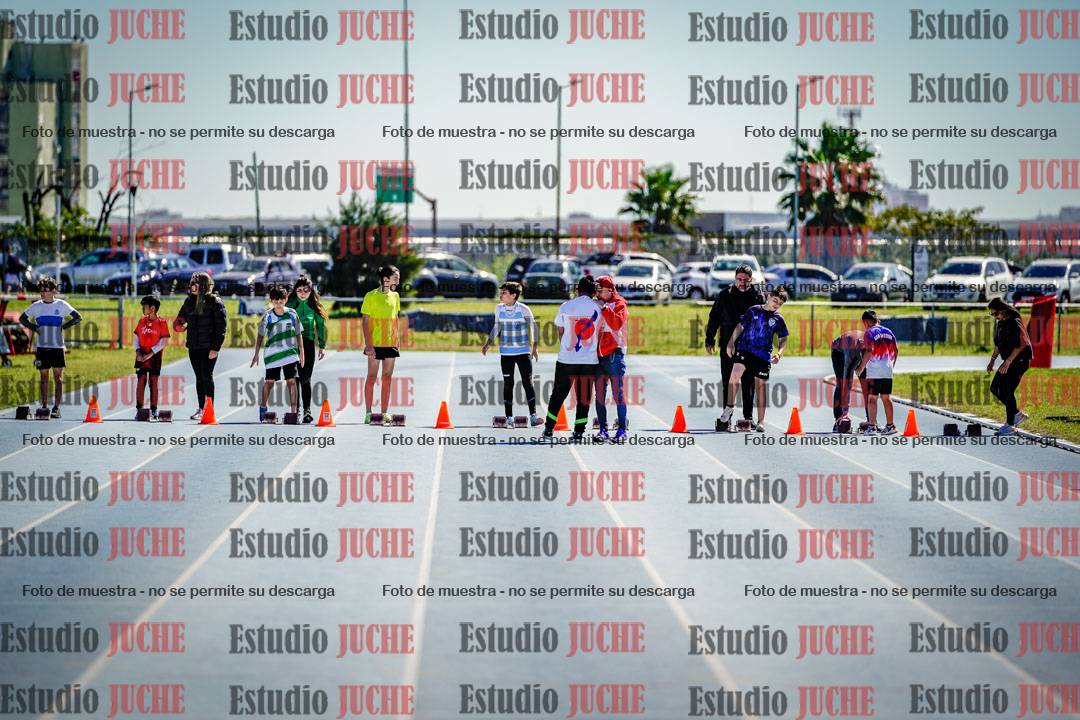 Fotos de los 50 m llanos de varones