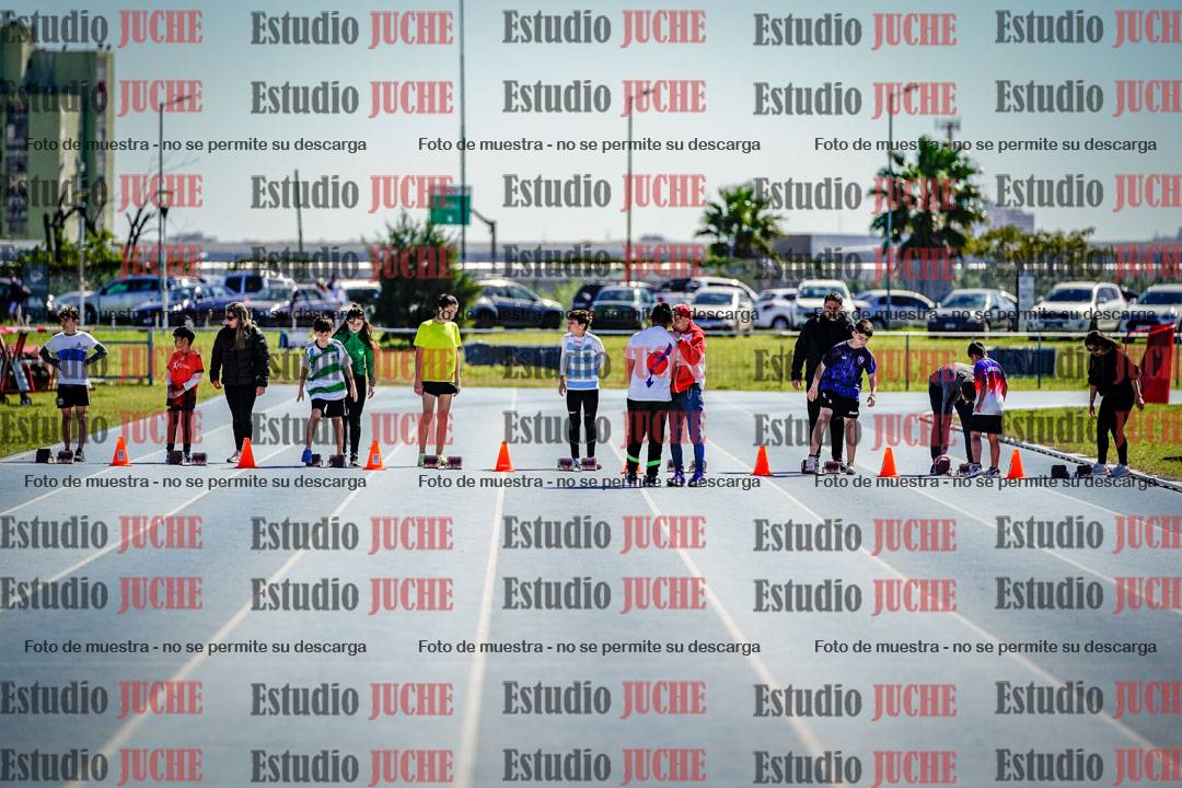 Fotos de los 50 m llanos de varones